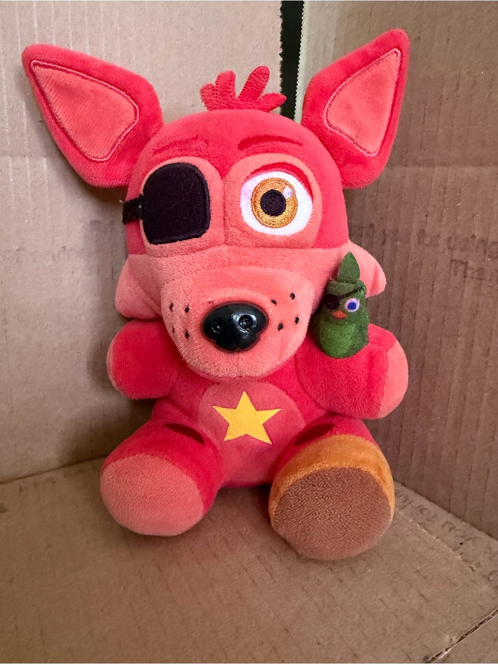 Funko Red Pirate Fox Plush with Yellow Star